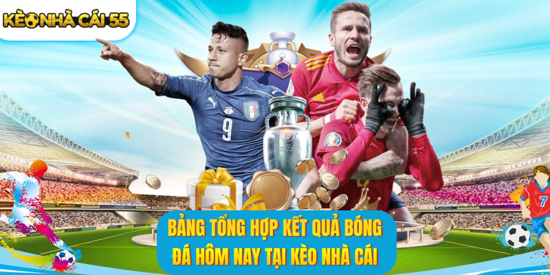 Bảng tổng hợp kết quả bóng đá hôm nay tại kèo nhà cái
